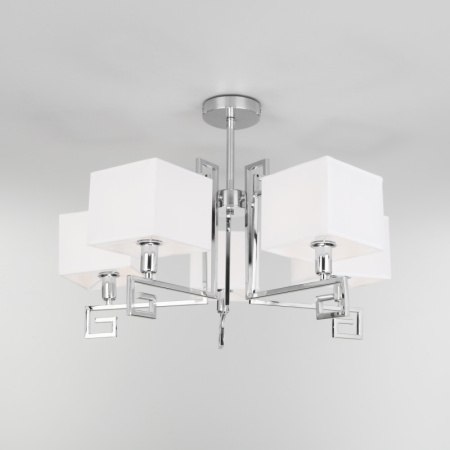 Люстры на штанге — Люстра на штанге Eurosvet 60115/5 хром купить в 