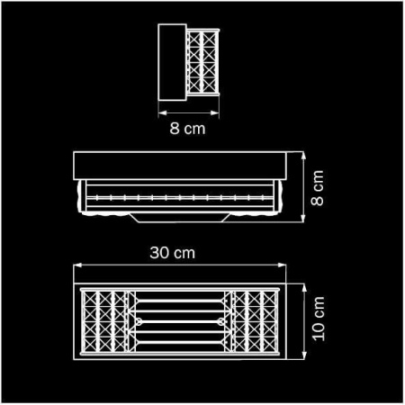 Настенные бра — Настенный светильник Osgona Limpio 722640 купить в 