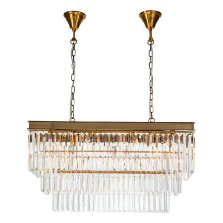 Люстры подвесные — Подвесная люстра iLamp Triumph 6119-800 Brass купить в 