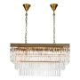 Люстры подвесные — Подвесная люстра iLamp Triumph 6119-800 Brass купить в 