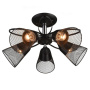 Люстры на штанге — Потолочная люстра Seven Fires Berat WD3525/5C-BK-CR-BK купить в 
