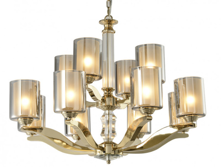 Люстры подвесные — Подвесная люстра Newport 7908+4/C gold купить в 