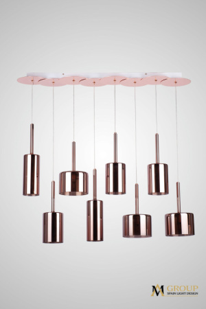 Люстры каскадные — Каскадная люстра AM Group AM355-8CP купить в 