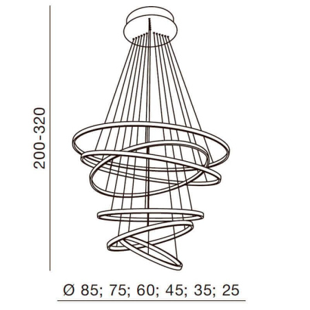 Люстры подвесные — Подвесная люстра Azzardo Wheel 6 AZ1280 купить в 