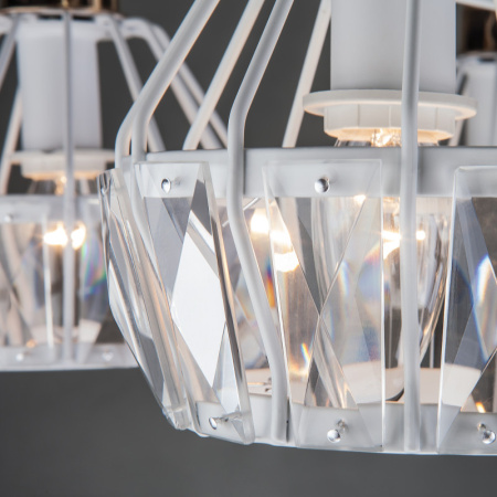 Люстры на штанге — Люстра на штанге Eurosvet 70075/5 белый купить в 