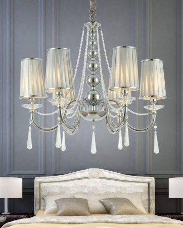 Люстры подвесные — Подвесная люстра Lumina Deco LDP 1200-6 CHR купить в 