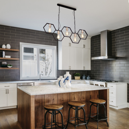 Люстры подвесные — Подвесная люстра Eurosvet 70117/5 черный купить в 