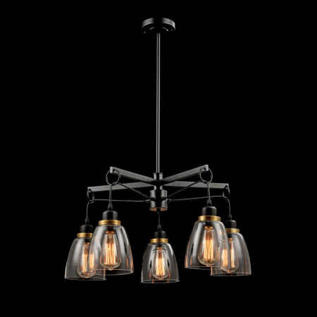 Люстры на штанге — Люстра на штанге Freya FR4167-PL-05-BL купить в 