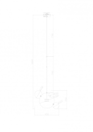 Подвесные светильники — Подвесной светильник Freya FR5128PL-L10BS1 купить в 