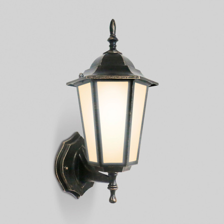 Уличные настенные светильники — Светильник настенный Elektrostandard GL 1004U черное золото купить в 