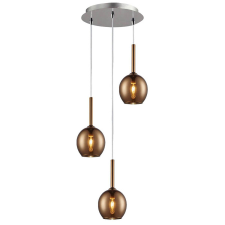 Подвесные светильники — Подвесной светильник Zumaline Monic MD1629-3B(copper) купить в 
