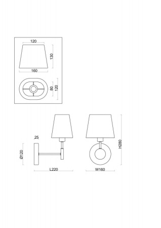 Настенные бра — Бра Freya FR2028WL-01N купить в 