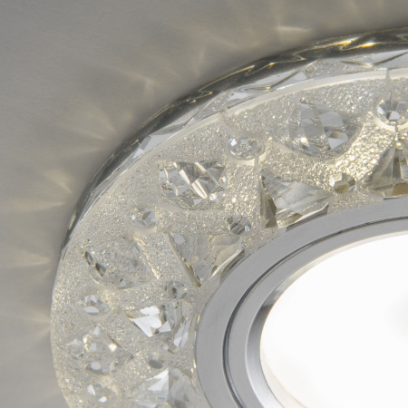 Встраиваемые точечные светильники — Встраиваемый светильник Elektrostandard 2222 MR16 CL прозрачный купить в 