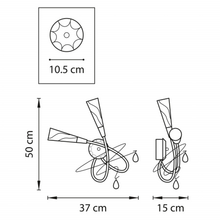 Настенные бра — Бра Lightstar 711627 купить в  Настенные бра — Бра Lightstar 711627 купить в