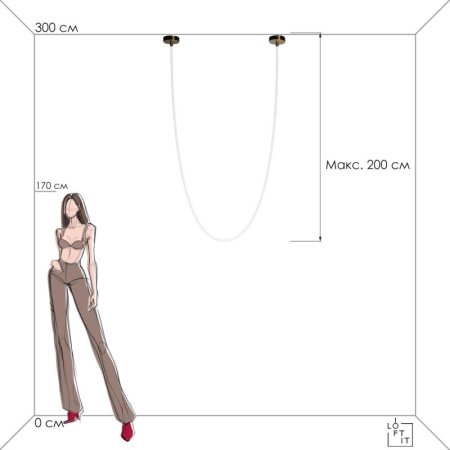 Подвесные светильники — Подвесной светильник LOFT IT 10230/4000 купить в 