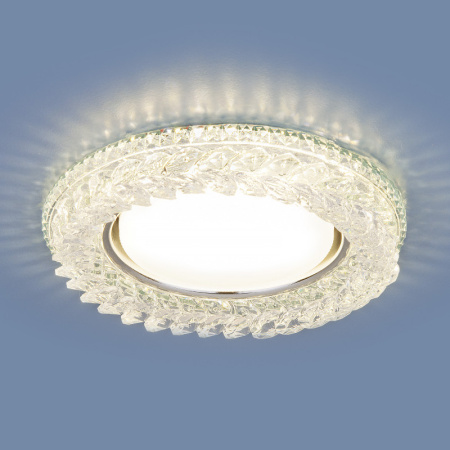 Встраиваемые точечные светильники — Встраиваемый светильник Elektrostandard 3024 GX53 CL прозрачный купить в 