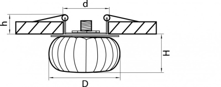 Встраиваемые точечные светильники — Встраиваемый светильник Lightstar 004344 купить в 