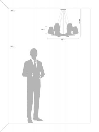Люстры подвесные — Подвесная люстра Freya FR8019PL-06W купить в 