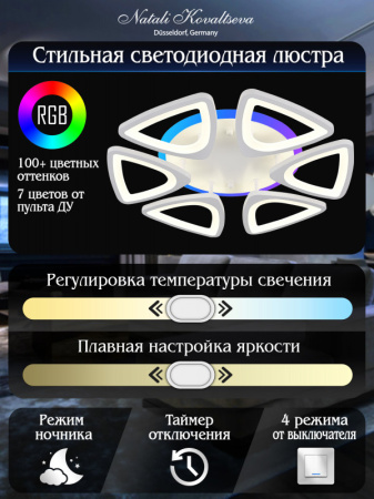 Люстры накладные — Накладная люстра Natali Kovaltseva LED LAMPS 81134 купить в  Люстры накладные — Накладная люстра Natali Kovaltseva LED LAMPS 81134 купить в