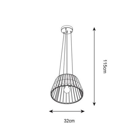 Подвесные светильники — Подвесной светильник Zumaline Paria P15090-1 купить в 