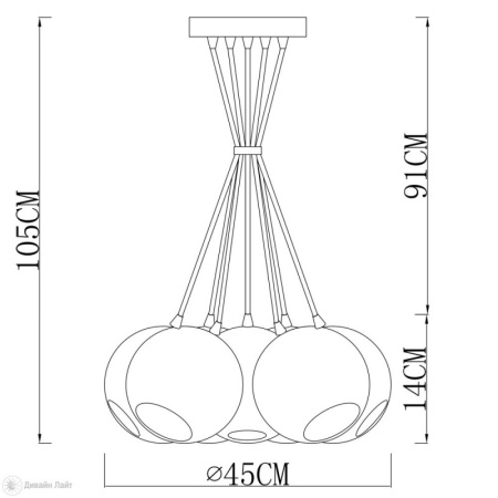 Люстры подвесные — Подвесная люстра ARTE Lamp A8072SP-7CC купить в  Люстры подвесные — Подвесная люстра ARTE Lamp A8072SP-7CC купить в