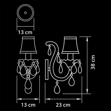 Потолочные светильники — Бра Osgona Princia 726611 купить в 