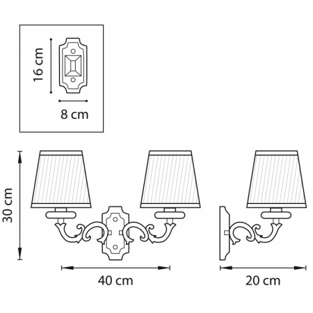 Настенные бра — Бра Lightstar 779528 купить в  Настенные бра — Бра Lightstar 779528 купить в