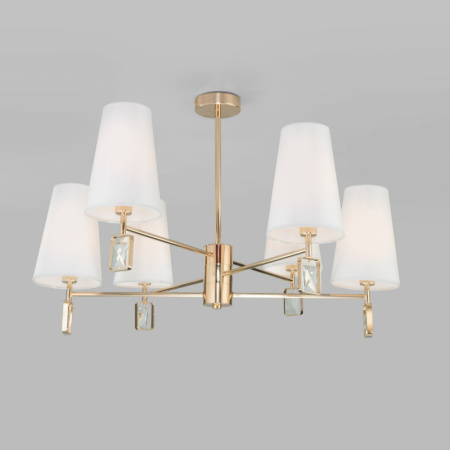 Люстры на штанге — Люстра на штанге Eurosvet 60137/6 золото купить в 