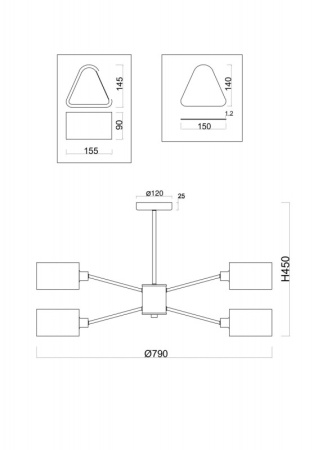 Люстры на штанге — Люстра на штанге Freya FR5040PL-08CH купить в 
