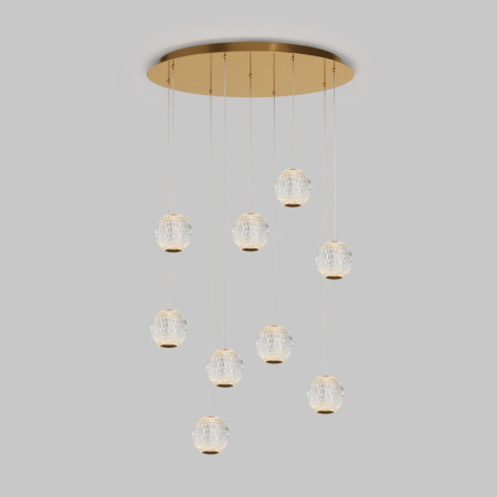 Люстры каскадные — Каскадная люстра Maytoni MOD293PL-L56BS3K купить в 