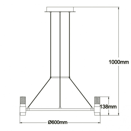 Люстры подвесные — Подвесная люстра DeMarkt 551012609 купить в 