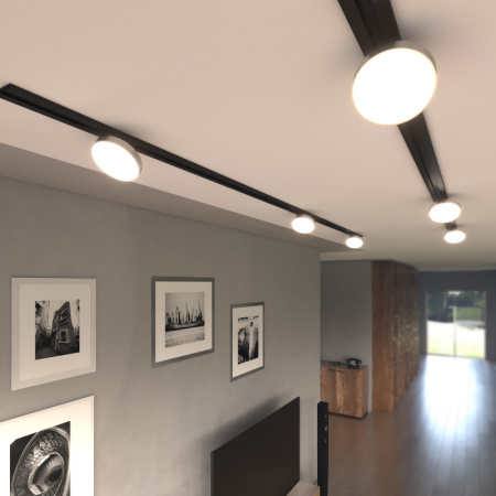 Трековые светильники — Светильник на шине Elektrostandard Pila серебро 12W 4200K (85078/01) однофазный купить в 