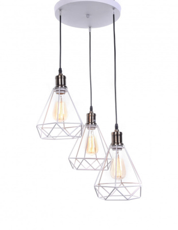 Подвесные светильники — Подвесной светильник Lumina Deco LDP 11609-3 WT купить в 