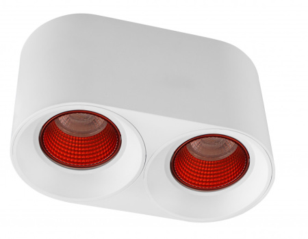 Накладные точечные светильники — Накладной светильник Denkirs DK3096-WH+RD купить в 