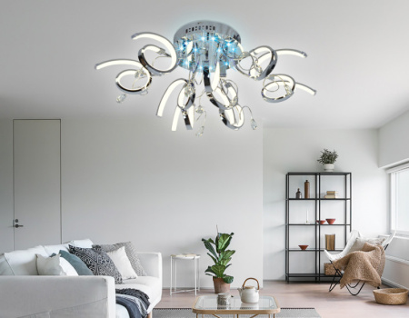 Люстры накладные — Накладная люстра Ambrella Light LC590 купить в 