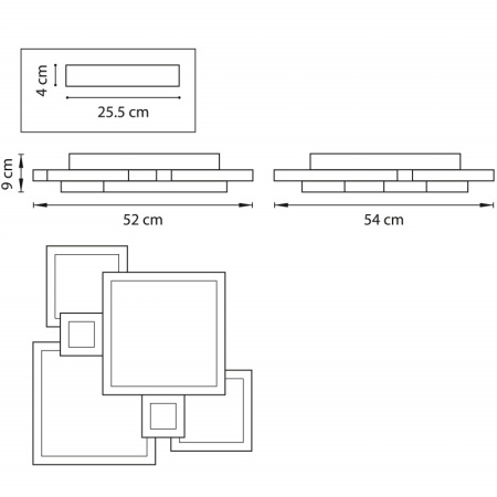 Накладные светильники — Накладной светильник Lightstar 749071 купить в 