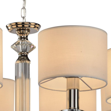 Люстры подвесные — Подвесная люстра Lumien Hall Саленто LH1049/8H-NK-WT купить в 