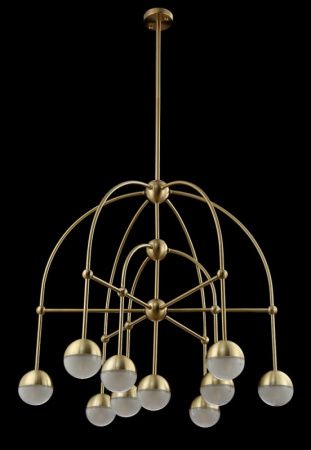 Люстры на штанге — Люстра на штанге Crystal Lux TRUENA SP-PL6+3+1 BRONZE купить в 