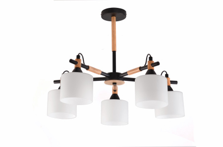 Люстры подвесные — 84463/5 черный купить в 