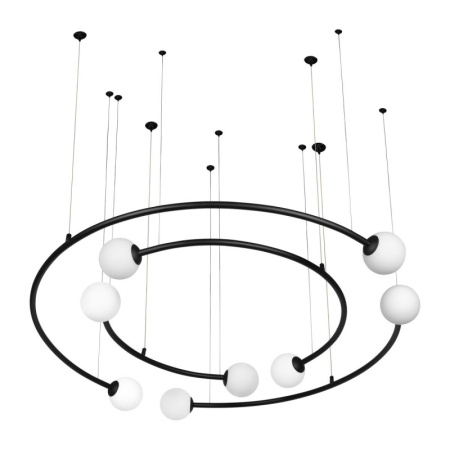 Люстры подвесные — Подвесная люстра LOFT IT 10155/1100 Black купить в 