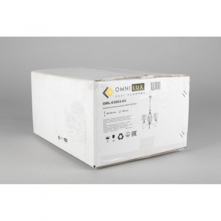 Люстры подвесные — Подвесная люстра Omnilux OML-63803-03 купить в 