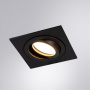 Встраиваемые точечные светильники — Встраиваемый светильник ARTE Lamp A2168PL-1BK купить в 