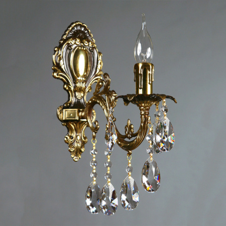 Настенные бра — Бра AMBIENTE by BRIZZI 2118/1 PB Tear drop купить в 