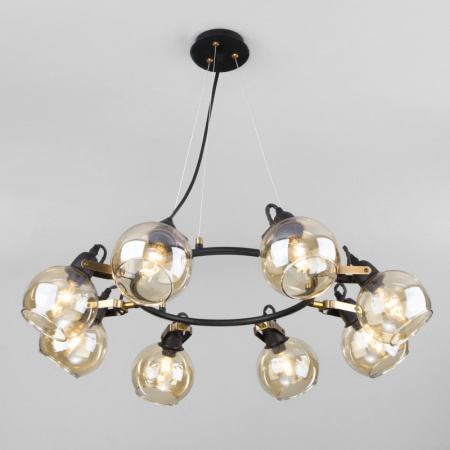 Люстры подвесные — Подвесная люстра Eurosvet 70119/8 черный купить в 