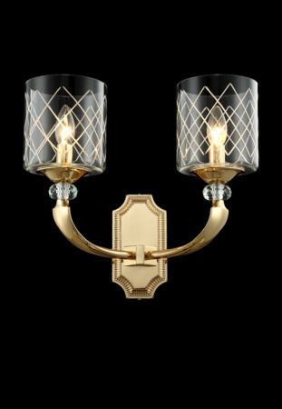Настенные бра — Бра Crystal Lux GRACIA AP2 GOLD купить в 