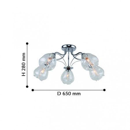 Люстры накладные — Накладная люстра F-Promo 2339-5U купить в 