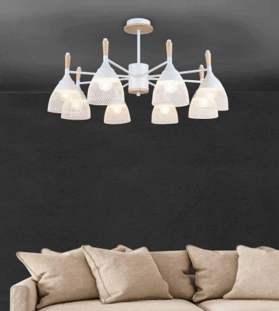 Люстры на штанге — Потолочная люстра Seven Fires Adion WD3500/8C-WT купить в 