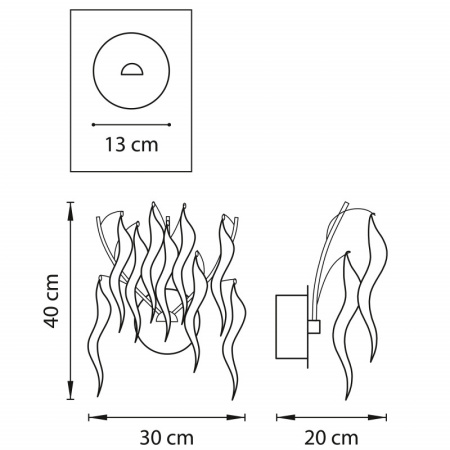 Настенные бра — Бра Lightstar 792634 купить в 
