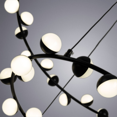 Люстры каскадные — Каскадная люстра ARTE Lamp A3619SP-48BK купить в  Люстры каскадные — Каскадная люстра ARTE Lamp A3619SP-48BK купить в