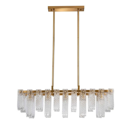 Люстры на штанге — Подвесная люстра Indigo BRINA 12027/10PL Brass V000367 купить в  Люстры на штанге — Подвесная люстра Indigo BRINA 12027/10PL Brass V000367 купить в